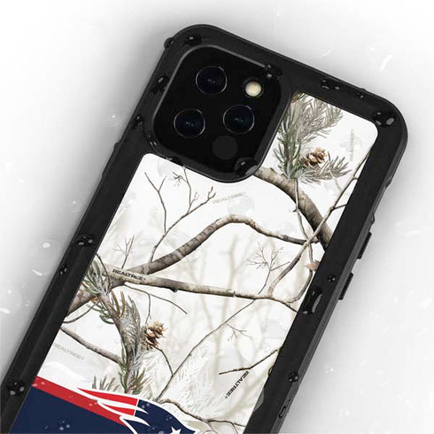 NFL Realtree Camo New England Patriots iPhone 12 Pro Max Waterproof Case