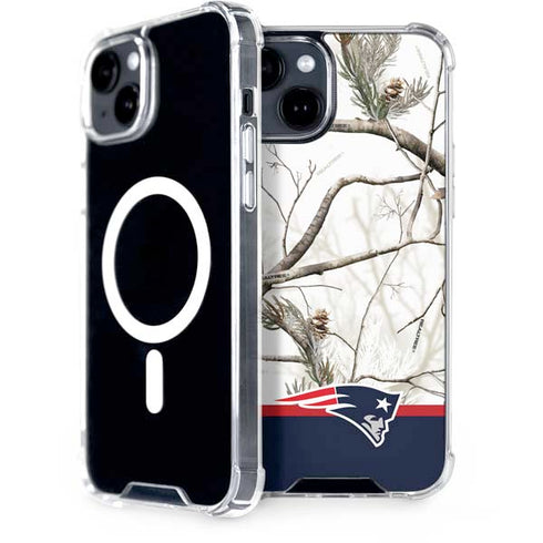 NFL Realtree Camo New England Patriots iPhone 13 MagSafe Case
