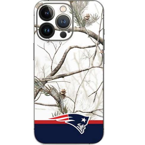 NFL Realtree Camo New England Patriots iPhone 13 Pro Skin