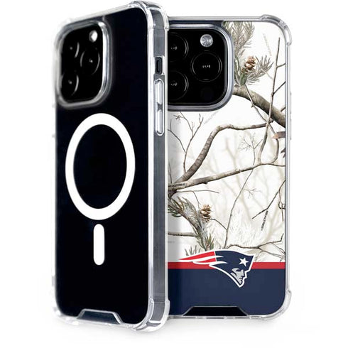 NFL Realtree Camo New England Patriots iPhone 14 Pro MagSafe Case