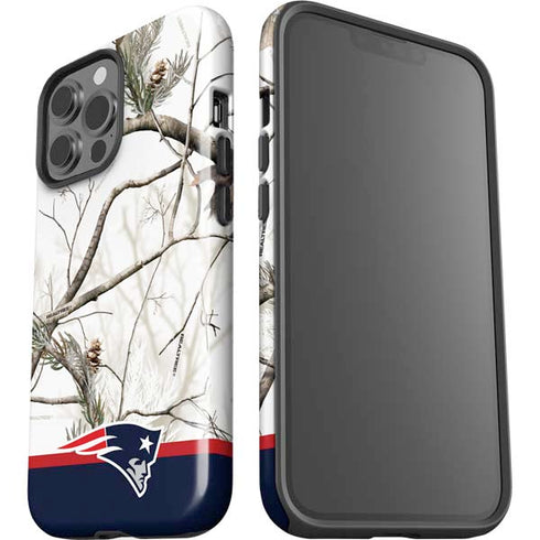 NFL Realtree Camo New England Patriots iPhone 15 Pro Max Impact Case