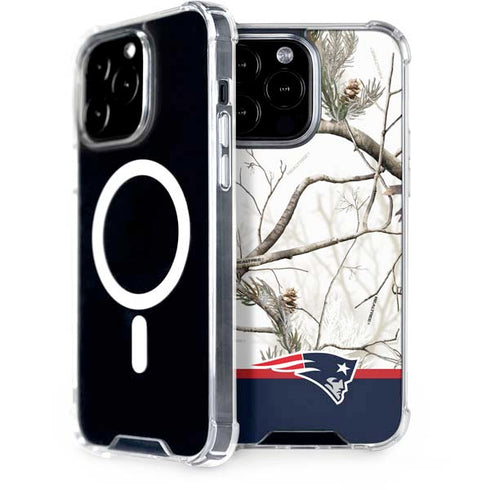 NFL Realtree Camo New England Patriots iPhone 15 Pro Max MagSafe Case