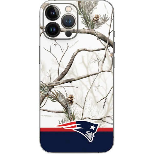 NFL Realtree Camo New England Patriots iPhone 14 Pro Max Skin