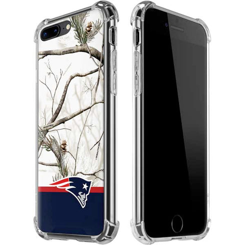 NFL Realtree Camo New England Patriots iPhone 7/8 Plus Clear Case