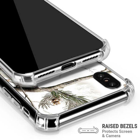 NFL Realtree Camo New England Patriots iPhone XS Max Clear Case