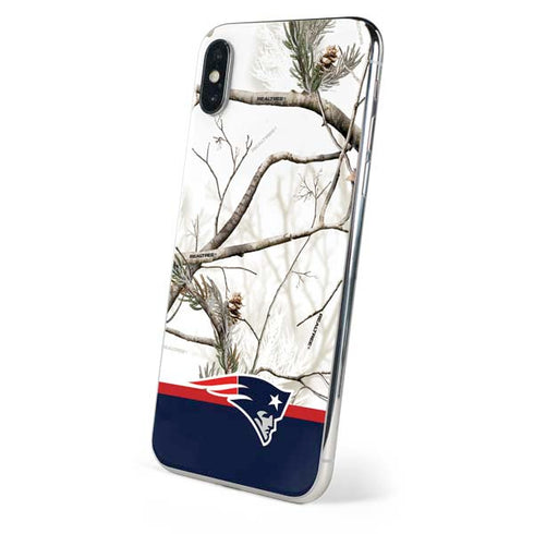 NFL Realtree Camo New England Patriots iPhone XS Skin