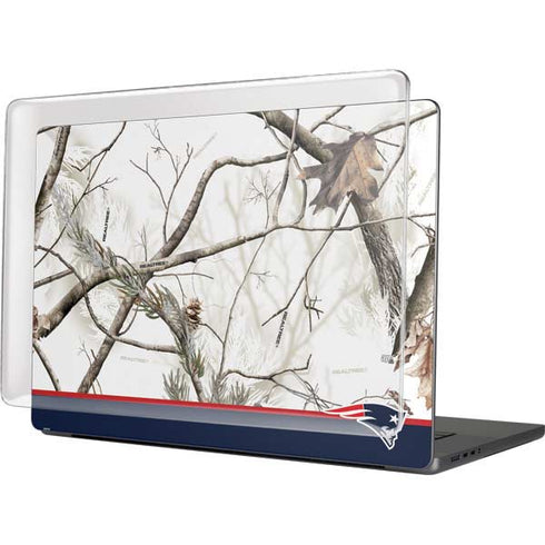 NFL Realtree Camo New England Patriots MacBook Pro 16in (2021-25) Case plus Skin