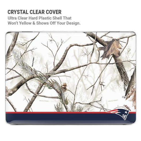 NFL Realtree Camo New England Patriots MacBook Pro 16in (2021-25) Case plus Skin