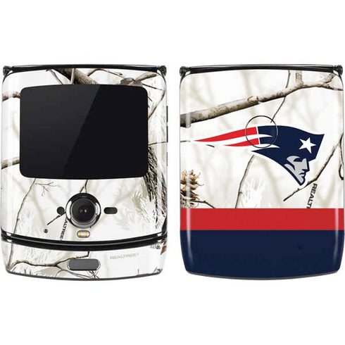 NFL Realtree Camo New England Patriots Motorola RAZR Skin