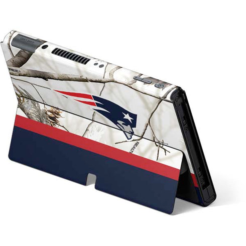 NFL Realtree Camo New England Patriots Nintendo Switch OLED (2021) Skin