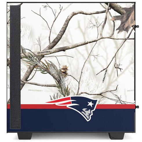 NFL Realtree Camo New England Patriots NZXT H510 Compact ATX Mid-Tower Case Skin