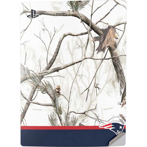 NFL Realtree Camo New England Patriots PS5 Digital Edition Console Skin