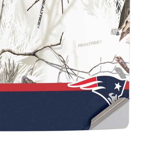 NFL Realtree Camo New England Patriots PS5 Slim Disk Console Skin