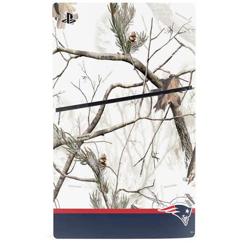 NFL Realtree Camo New England Patriots PS5 Slim Digital Edition Bundle Skin