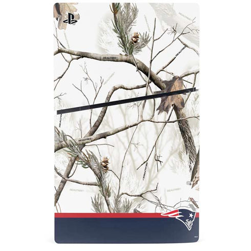 NFL Realtree Camo New England Patriots PS5 Slim Digital Edition Console Skin
