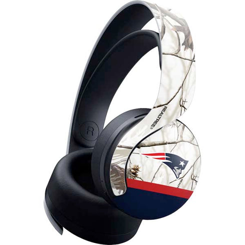NFL Realtree Camo New England Patriots PULSE 3D Wireless Headset for PS5 Skin