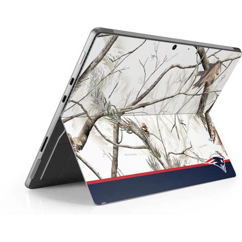 NFL Realtree Camo New England Patriots Surface Pro 9 Skin