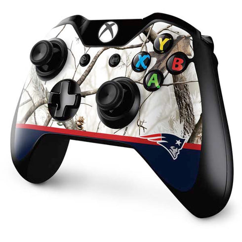 NFL Realtree Camo New England Patriots Xbox One Controller Skin