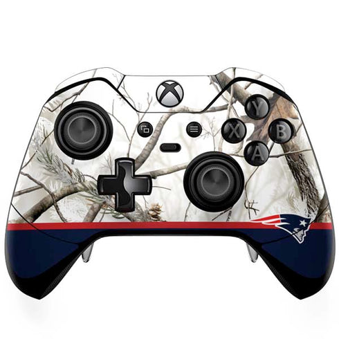 NFL Realtree Camo New England Patriots Xbox One Elite Controller Skin