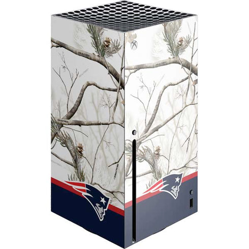 NFL Realtree Camo New England Patriots Xbox Series X Console Skin