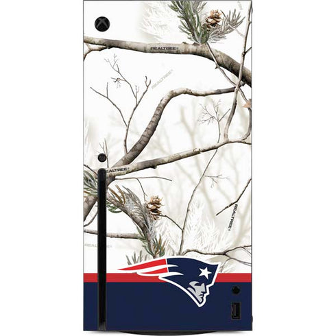 NFL Realtree Camo New England Patriots Xbox Series X Console Skin