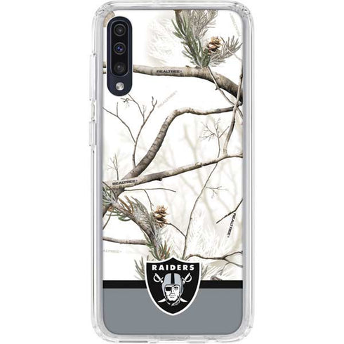 NFL Realtree Camo Las Vegas Raiders Galaxy A50 Clear Case