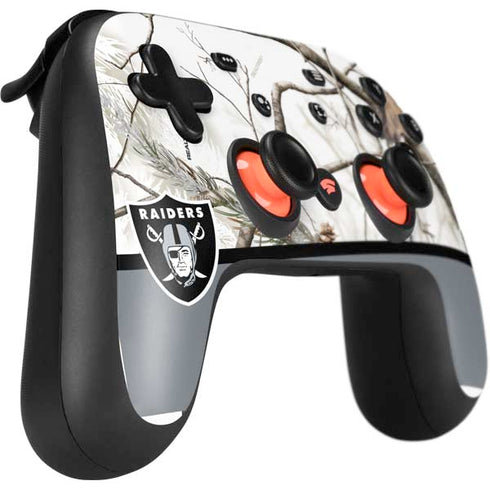 NFL Realtree Camo Las Vegas Raiders Google Stadia Controller Skin