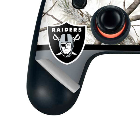 NFL Realtree Camo Las Vegas Raiders Google Stadia Controller Skin