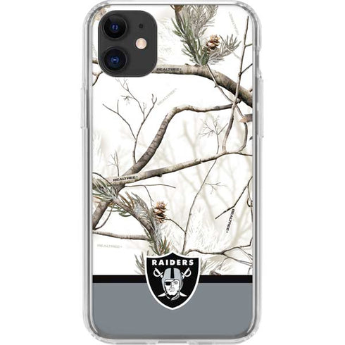 NFL Realtree Camo Las Vegas Raiders iPhone 11 Clear Case