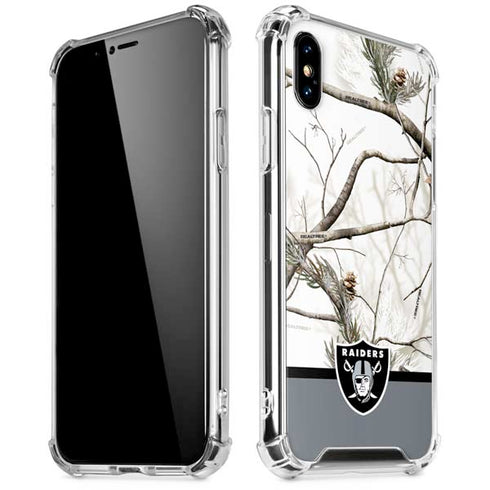NFL Realtree Camo Las Vegas Raiders iPhone X/XS Clear Case