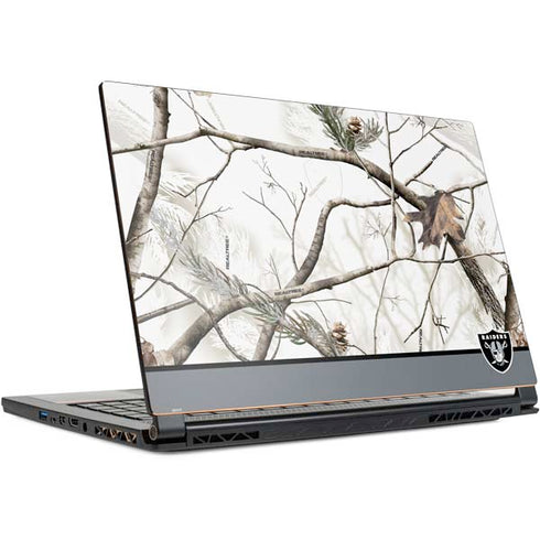 NFL Realtree Camo Las Vegas Raiders MSI GS65 Stealth Laptop Skin