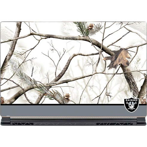 NFL Realtree Camo Las Vegas Raiders MSI GS65 Stealth Laptop Skin