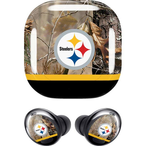 NFL Realtree Camo Pittsburgh Steelers Galaxy Buds Pro Skin