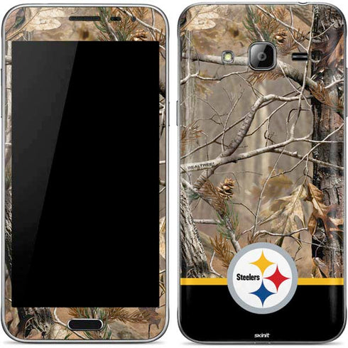 NFL Realtree Camo Pittsburgh Steelers Galaxy J3 Skin