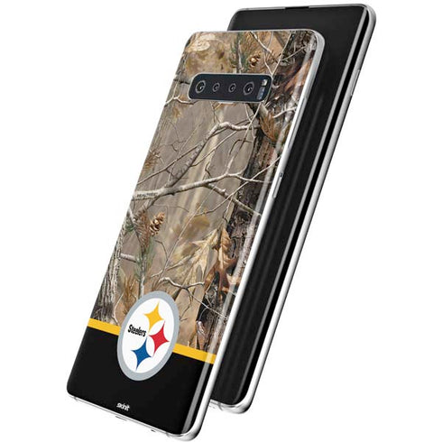 NFL Realtree Camo Pittsburgh Steelers Galaxy S10 Plus Skin