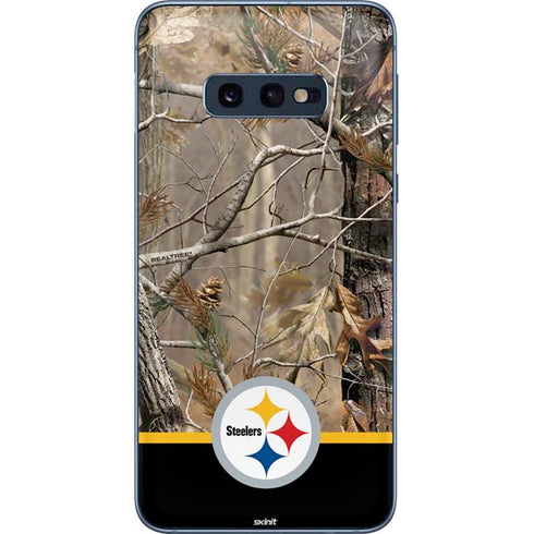 NFL Realtree Camo Pittsburgh Steelers Galaxy S10e Skin