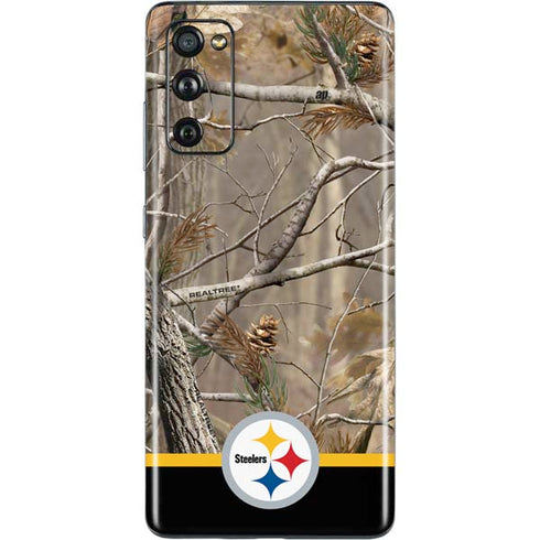 NFL Realtree Camo Pittsburgh Steelers Galaxy S20 Fan Edition Skin