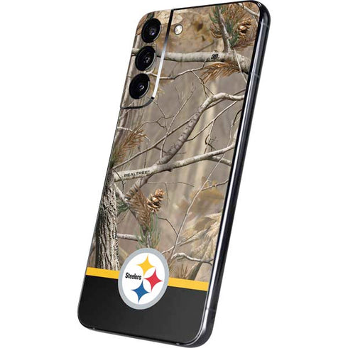 NFL Realtree Camo Pittsburgh Steelers Galaxy S22 Plus Skin