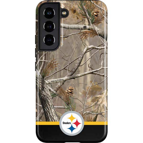 NFL Realtree Camo Pittsburgh Steelers Galaxy S22 Pro Case