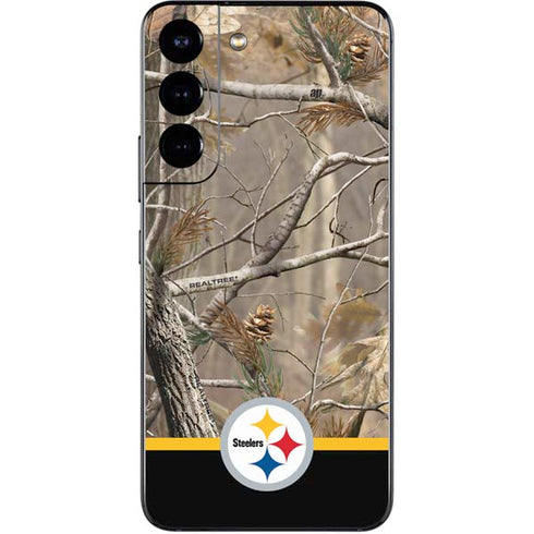 NFL Realtree Camo Pittsburgh Steelers Galaxy S22 Skin