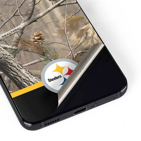 NFL Realtree Camo Pittsburgh Steelers Galaxy S22 Skin