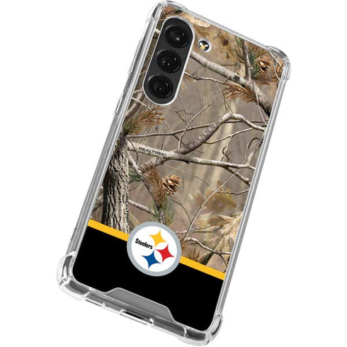 NFL Realtree Camo Pittsburgh Steelers Galaxy S23 Clear Case