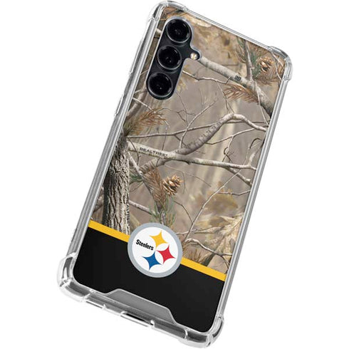 NFL Realtree Camo Pittsburgh Steelers Galaxy S23 FE Clear Case