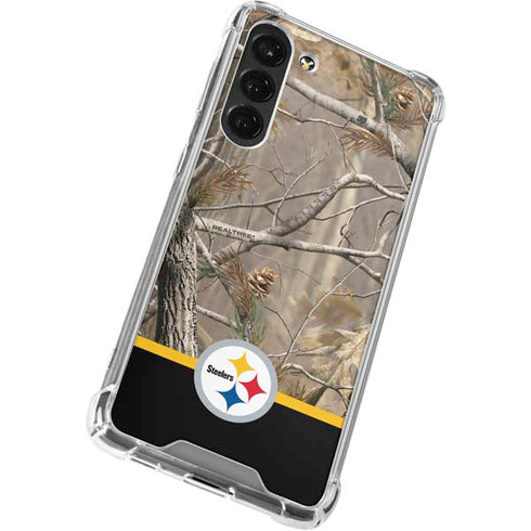 NFL Realtree Camo Pittsburgh Steelers Galaxy S23 Plus Clear Case