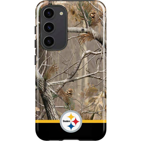 NFL Realtree Camo Pittsburgh Steelers Galaxy S23 Plus Pro Case