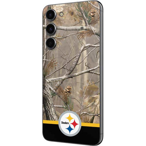 NFL Realtree Camo Pittsburgh Steelers Galaxy S23 Plus Skin