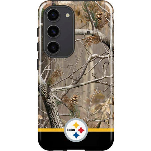 NFL Realtree Camo Pittsburgh Steelers Galaxy S23 Pro Case