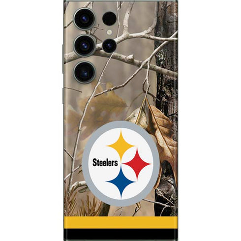 NFL Realtree Camo Pittsburgh Steelers Galaxy S23 Ultra Skin