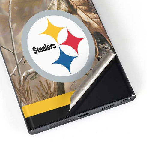 NFL Realtree Camo Pittsburgh Steelers Galaxy S23 Ultra Skin