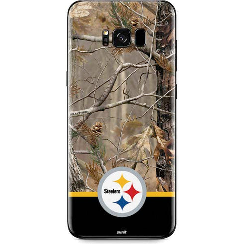NFL Realtree Camo Pittsburgh Steelers Galaxy S8 Plus Skin